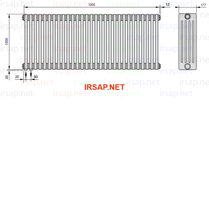 Радиатор IRSAP Tesi 51000/29 T18 CL 01